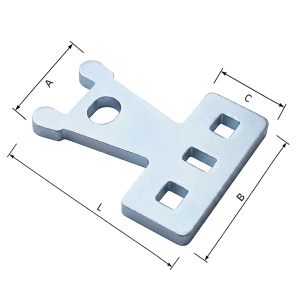 MINUTEX Portalucchetto Corazzato Piano Verticale Acciaio Zincato Bianco